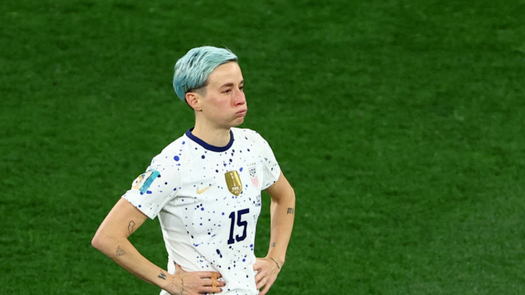 Megan Rapinoe en el Mundial Femenino