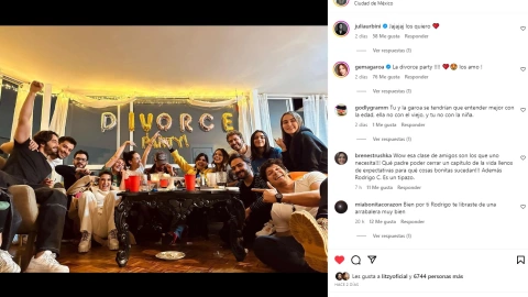 Rodrigo Cachero celebra su divorcio de Adianez Hernández con una “Divorce Party”