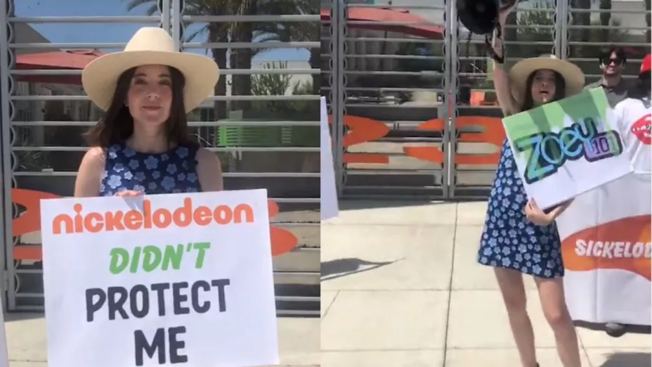 Se manifiesta afuera de Nickelodeon