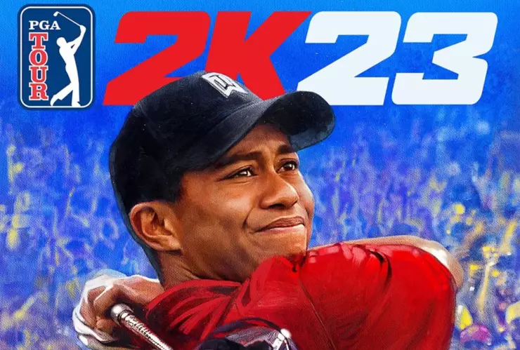 Tiger Woods aparece en la portada del PGA Tour 2K23