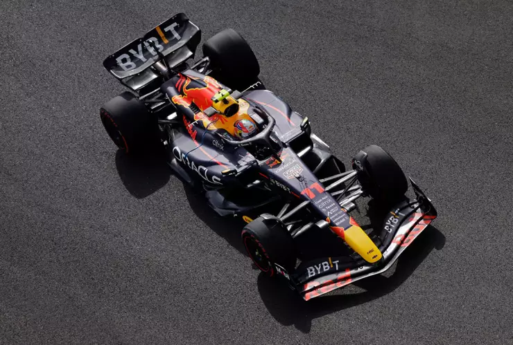 Checo Pérez en el Gran Premio de Abu Dabi