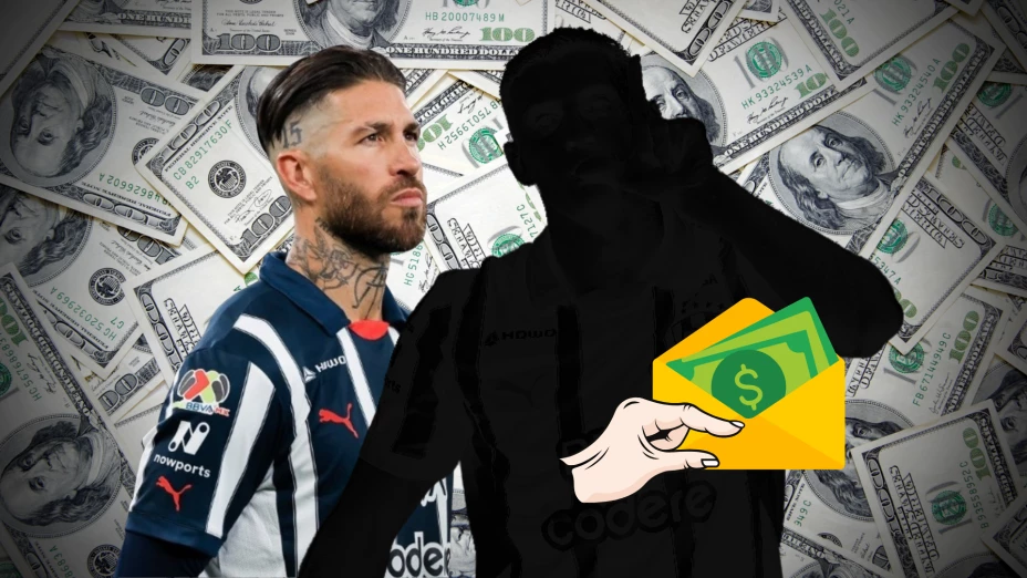 El jugador de Rayados que tiene un salario diminuto al lado de Sergio Ramos