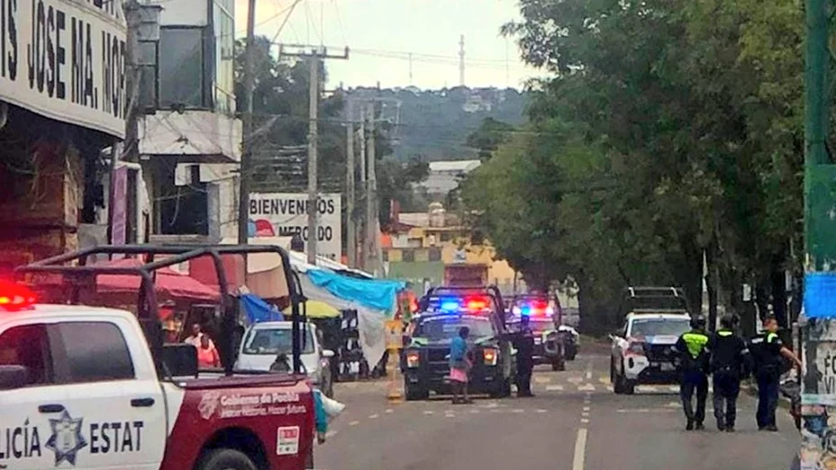 Balacera en el mercado morelos