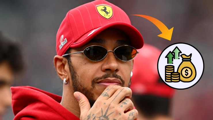 El dinero que hace Lewis Hamilton tras su salto de Mercedes a Ferrari