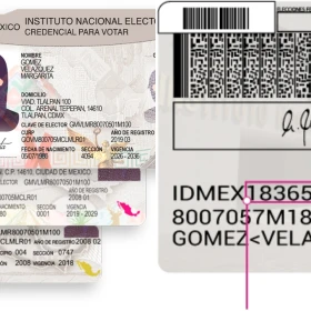 fotos de credencial de elector del INE.