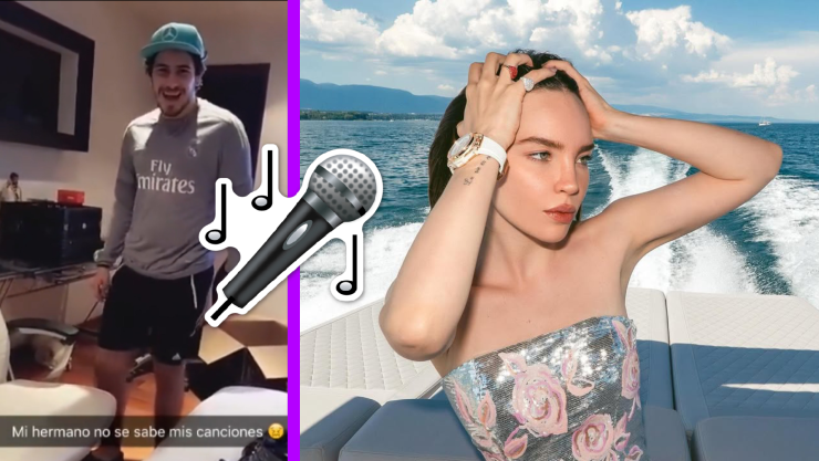VIDEO_ '¡Qué idiota, no es así!'; Belinda regaña a su hermano por no saberse sus canciones.jpg