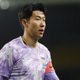 Heung Ming Son, delantero de Corea del Sur, no pudo evitar la derrota vs Austria en la fecha FIFA de marzo 2026