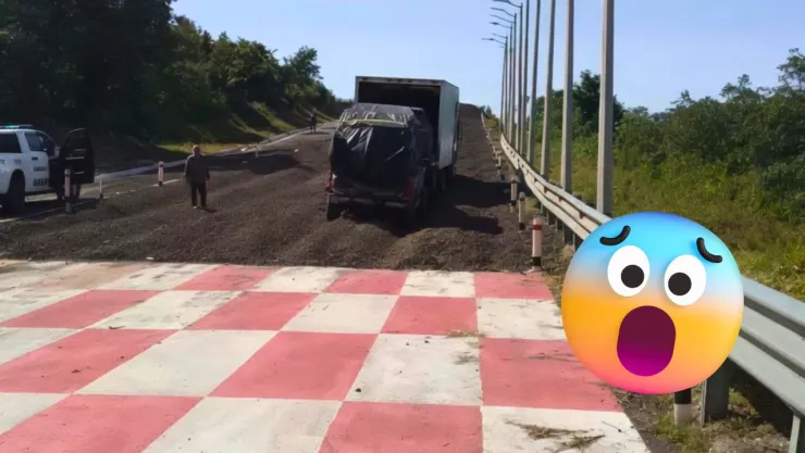 El operador logró detener el tractocamión al ingresar a una rampa de emergencia en las Cumbres de Maltrata