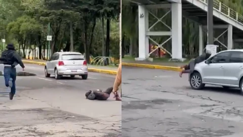 Automovilista-embiste-a-un-estudiante-de-la-UAEMéx-que-protestaba-en-Toluca