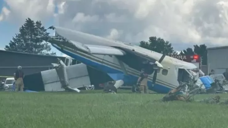 Se estrella avión de paracaidismo en Tennessee el 8 de junio de 2025