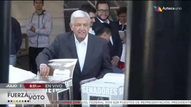 Voto de Andrés Manuel López Obrador