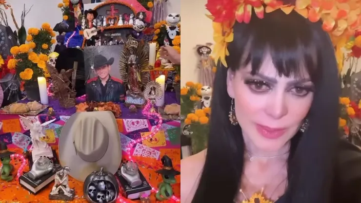 ‘Suspiros al cielo’ Así luce la ofrenda en honor a Julián Figueroa