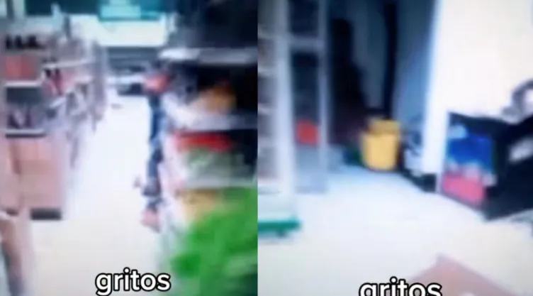 Guardia de seguridad graba gritos paranormales en supermercado