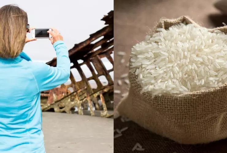 Truco del secado en arroz con iPhone