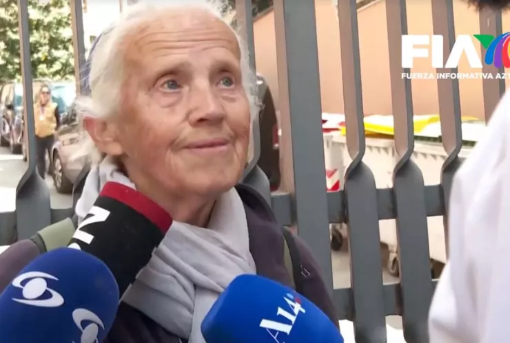 Genevieve Jeanningros, la monja franciscana amiga del Papa Francisco.