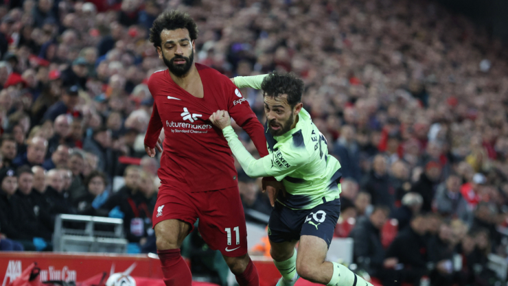 Mohamed Salah con el Liverpool
