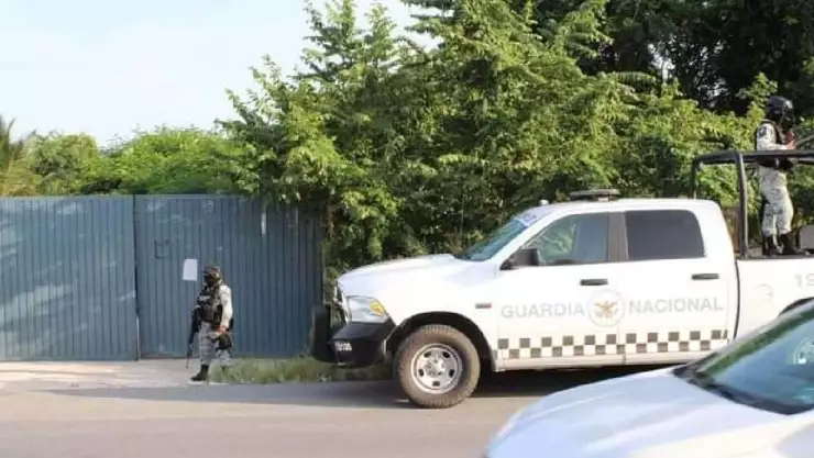 Federales aseguran predio con estupefacientes en Puerto Aventuras