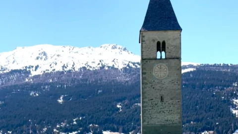 Curon, pueblo italiano perdido