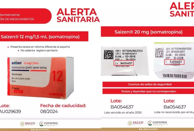 Falsa hormona para el crecimiento: COFEPRIS alerta