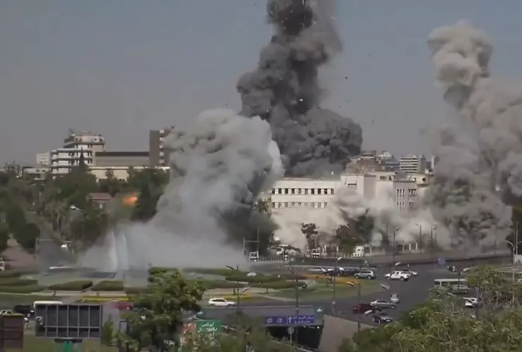 Explosión en Damasco tras ataque aéreo de Israel 16 de julio 2025.jpg