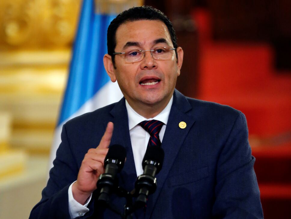 Guatemaltecos protestan contra Jimmy Morales