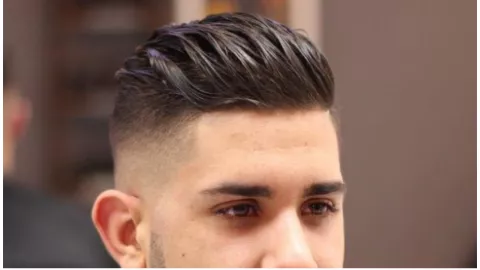 corte de pelo desvanecido hombre