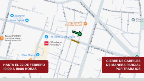 Avenida Quintín Arauz calle cerrada Villahermosa