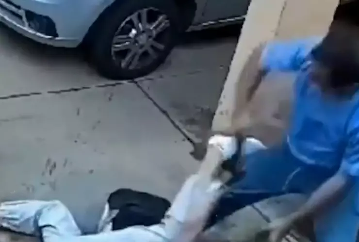 hombre agrede exesposa brasil