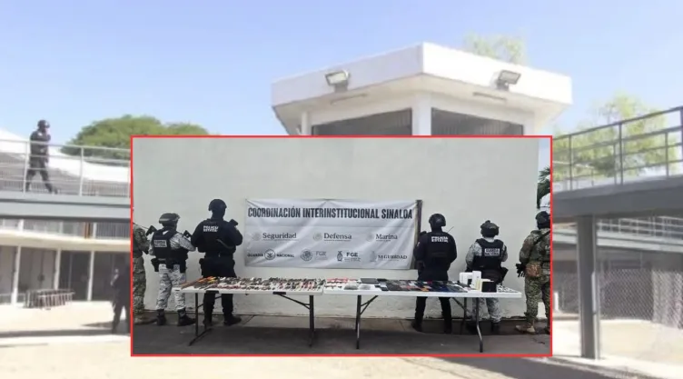 Otra más en Aguaruto: Hallan machetes y tecnología en revisión al penal de Sinaloa
