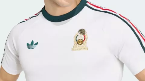 Playera retro blanca México