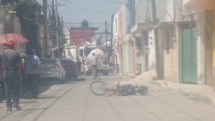 Fue asesinado cuando circulaba en su bici en calle de Santa Ana Xalmimilulco