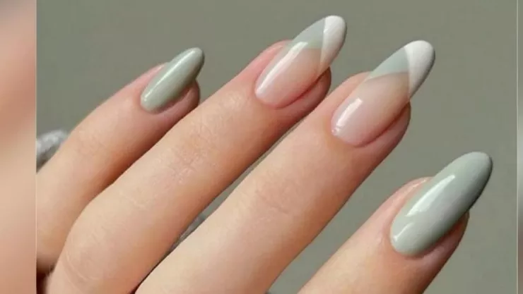 uñas colores pastel oficina