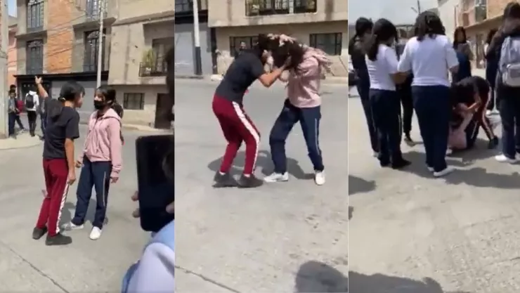 Dos estudiantes se pelean incitadas por sus madres