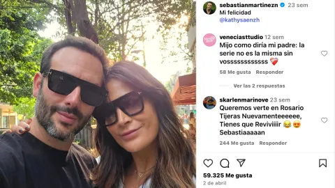 Sebastián Martínez esposa