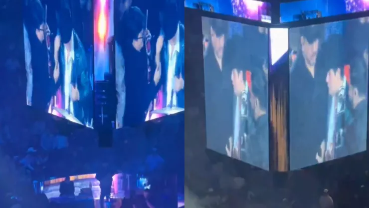 VIDEO Alfredo Olivas detiene su concierto en el Palenque de Pachuca después de hablar con un hombre