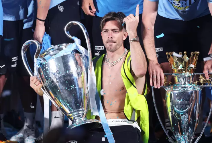 Jack Grealish ganó el triplete con el Manchester City