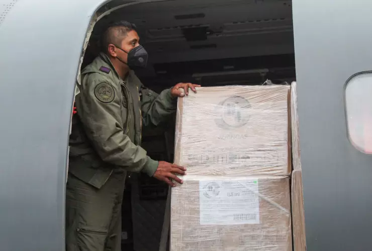 México dona 400 mil vacunas a tres países: “Debe haber solidaridad”