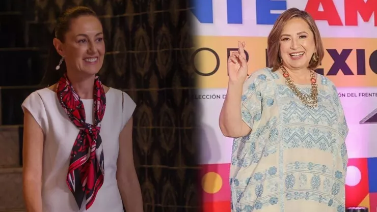 Claudia Sheinbaum y Xóchitl Gálvez