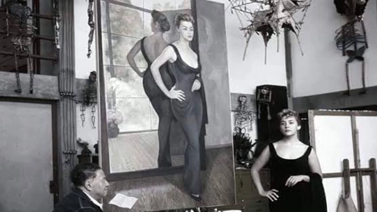 Por qué no se puede vender el valioso cuadro de Silvia Pinal que Diego Rivera pintó