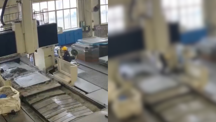Accidente laboral en China