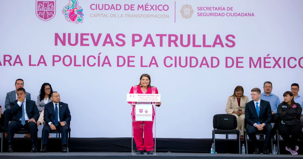 LA JEFA DE GOBIERNO ENCABEZA LA ENTREGA DE 3 MIL 500 NUEVAS PATRULLAS A ...