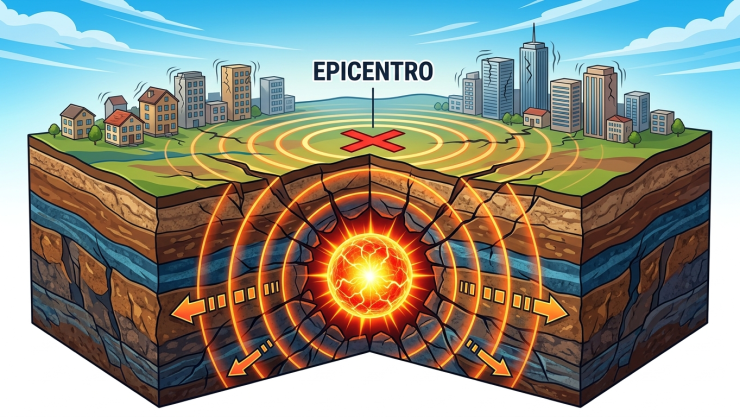 ¿Qué es el epicentro de un sismo cuando tiembla?