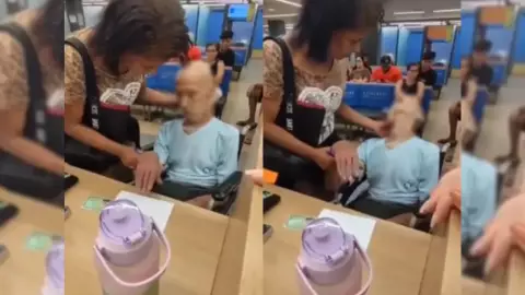 Así una mujer llevó un CADÁVER al banco para pedir un préstamo en Brasil (VIDEO)