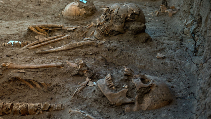 Cementerio del periodo virreinal en el Bosque de Chapultepec.