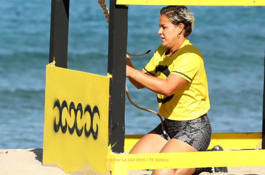 Maite hace uso de sus destreza para completar los retos del Juego por la Salvación.