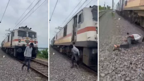 joven de 17 años de edad es impactado por un tren en la India.jpg