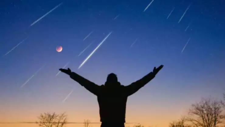 lluvia de estrellas.