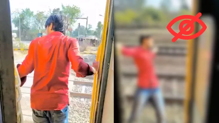 Intentaba grabar un video extremo en un tren de la India y terminó en tragedia: los últimos segundos quedaron registrados