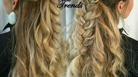 39 ideas de peinados semi recogidos elegantes: puede ser en cabello lacio o chino y te verás preciosa