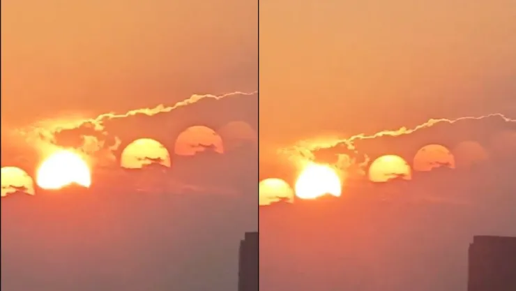¿Cuál es la explicación de los siete soles que aparecieron en el cielo de China